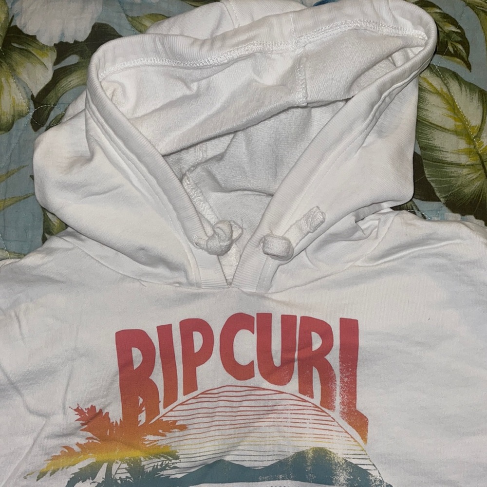 Women’s rip curl hoodie wide crop look flowy arms